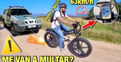 Comparativa entre usar bicicleta eléctrica como único medio de transporte en lugares con muchas pendientes